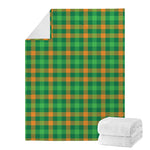 St. Patrick's Day Buffalo Check Print Blanket