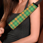 St. Patrick's Day Buffalo Check Print Car Seat Belt Covers