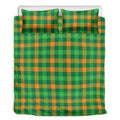 St. Patrick's Day Buffalo Check Print Duvet Cover Bedding Set