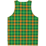 St. Patrick's Day Buffalo Check Print Men's Tank Top