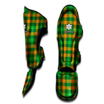 St. Patrick's Day Buffalo Check Print Muay Thai Shin Guard