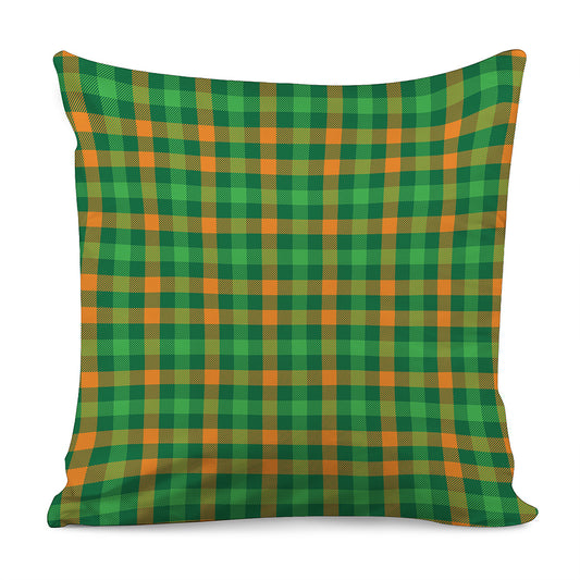 St. Patrick's Day Buffalo Check Print Pillow Cover