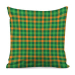 St. Patrick's Day Buffalo Check Print Pillow Cover