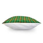 St. Patrick's Day Buffalo Check Print Pillow Cover