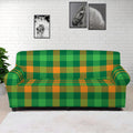 St. Patrick's Day Buffalo Check Print Sofa Cover