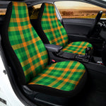 St. Patrick's Day Buffalo Check Print Universal Fit Car Seat Covers