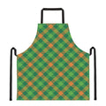 St. Patrick's Day Buffalo Pattern Print Apron