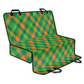 St. Patrick's Day Buffalo Pattern Print Pet Car Back Seat Cover
