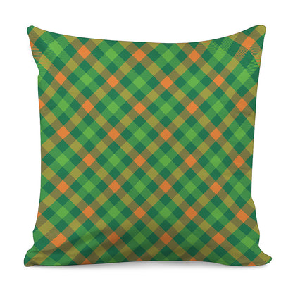 St. Patrick's Day Buffalo Pattern Print Pillow Cover