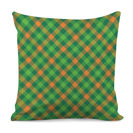 St. Patrick's Day Buffalo Pattern Print Pillow Cover