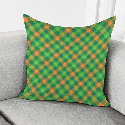 St. Patrick's Day Buffalo Pattern Print Pillow Cover