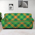 St. Patrick's Day Buffalo Pattern Print Sofa Cover