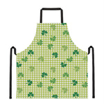 St. Patrick's Day Buffalo Plaid Print Apron