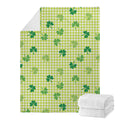 St. Patrick's Day Buffalo Plaid Print Blanket