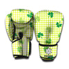 St. Patrick's Day Buffalo Plaid Print Boxing Gloves