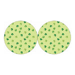 St. Patrick's Day Buffalo Plaid Print Car Coasters