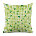 St. Patrick's Day Buffalo Plaid Print Pillow Cover