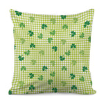 St. Patrick's Day Buffalo Plaid Print Pillow Cover