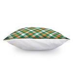 St. Patrick's Day Plaid Pattern Print Pillow Cover