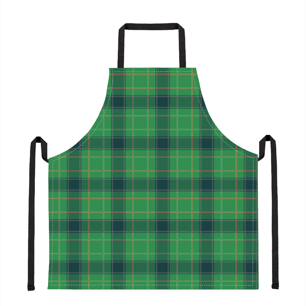 St. Patrick's Day Scottish Plaid Print Apron