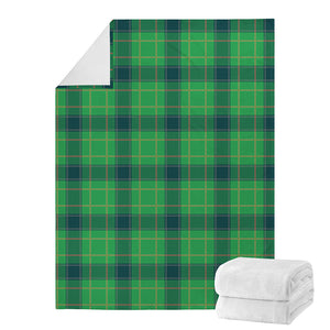 St. Patrick's Day Scottish Plaid Print Blanket