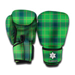 St. Patrick's Day Scottish Plaid Print Boxing Gloves