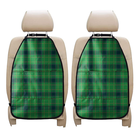 St. Patrick's Day Scottish Plaid Print Car Seat Organizers