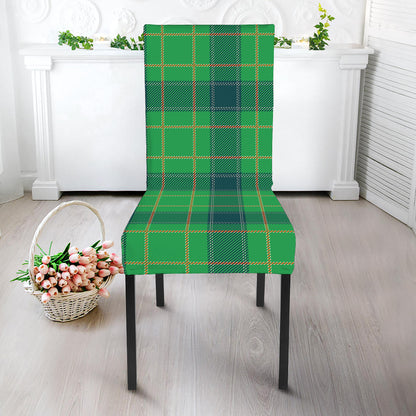 St. Patrick's Day Scottish Plaid Print Dining Chair Slipcover