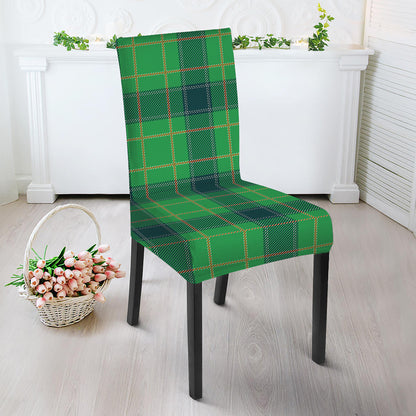 St. Patrick's Day Scottish Plaid Print Dining Chair Slipcover