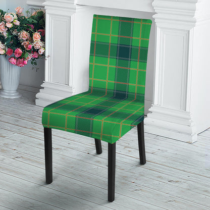 St. Patrick's Day Scottish Plaid Print Dining Chair Slipcover