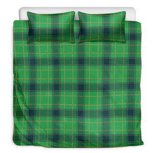 St. Patrick's Day Scottish Plaid Print Duvet Cover Bedding Set