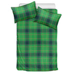 St. Patrick's Day Scottish Plaid Print Duvet Cover Bedding Set