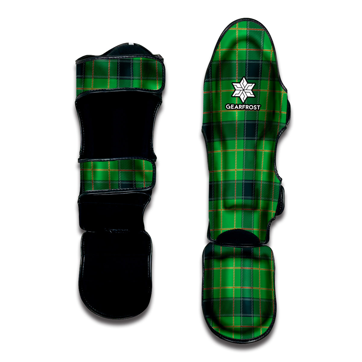 St. Patrick's Day Scottish Plaid Print Muay Thai Shin Guard