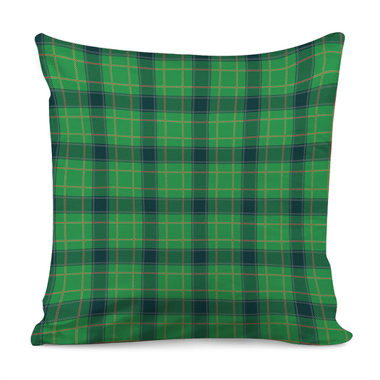 St. Patrick's Day Scottish Plaid Print Pillow Cover