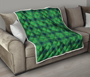 St. Patrick's Day Scottish Plaid Print Quilt