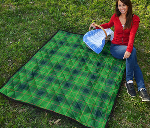 St. Patrick's Day Scottish Plaid Print Quilt