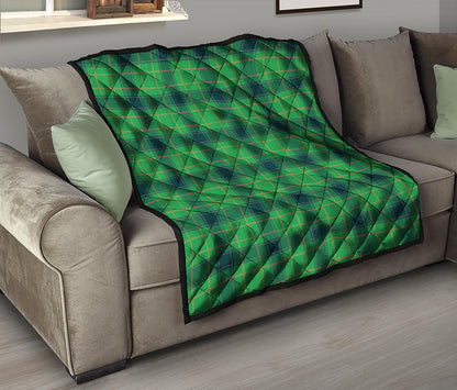 St. Patrick's Day Scottish Plaid Print Quilt