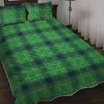 St. Patrick's Day Scottish Plaid Print Quilt Bed Set