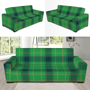 St. Patrick's Day Scottish Plaid Print Sofa Slipcover