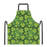 St. Patrick's Day Shamrock Pattern Print Apron