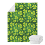 St. Patrick's Day Shamrock Pattern Print Blanket