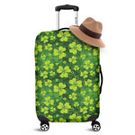 St. Patrick's Day Shamrock Pattern Print Luggage Cover
