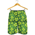 St. Patrick's Day Shamrock Pattern Print Men's Shorts