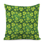 St. Patrick's Day Shamrock Pattern Print Pillow Cover
