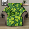 St. Patrick's Day Shamrock Pattern Print Recliner Protector