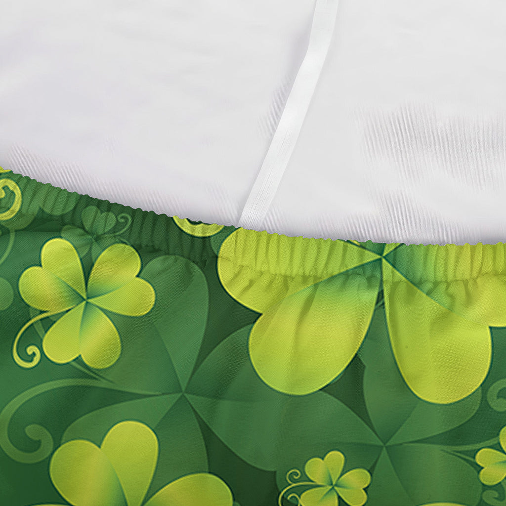 St. Patrick's Day Shamrock Pattern Print Sofa Cover