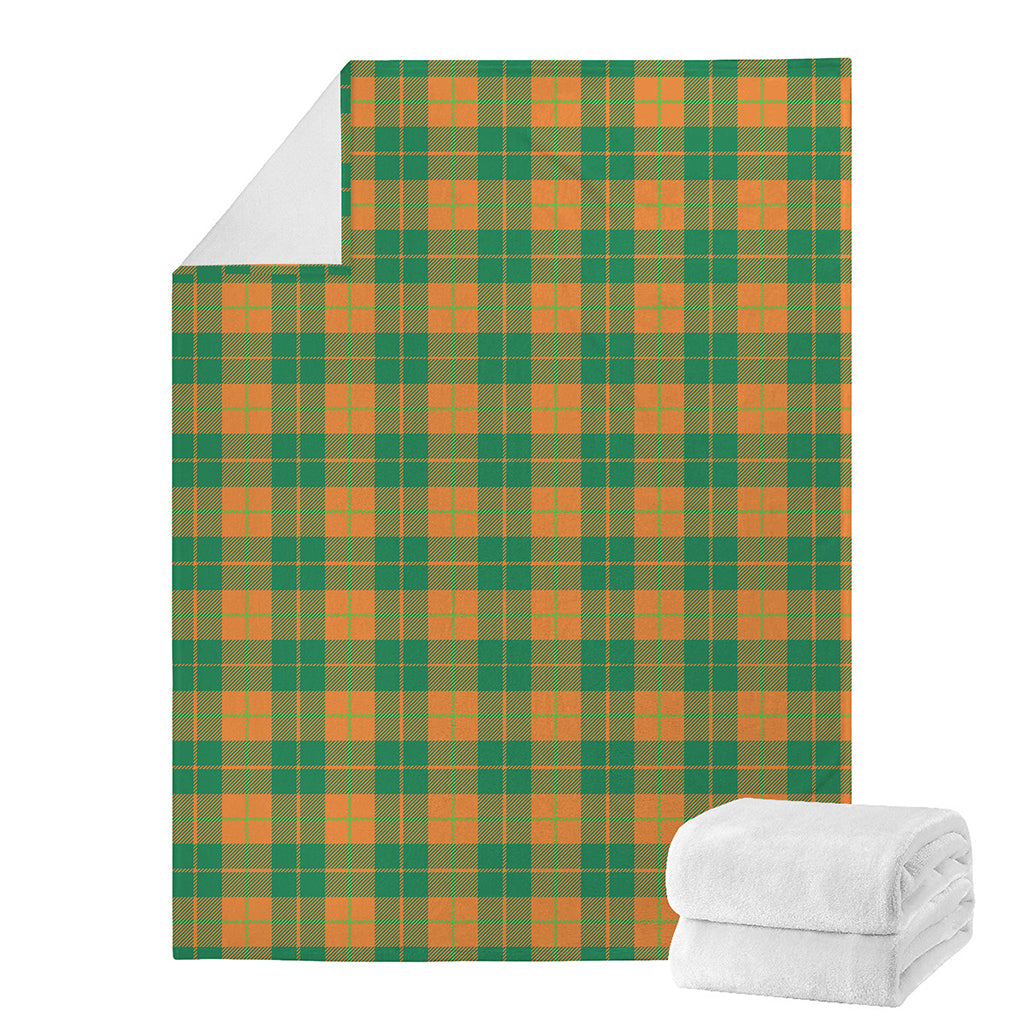 St. Patrick's Day Stewart Plaid Print Blanket