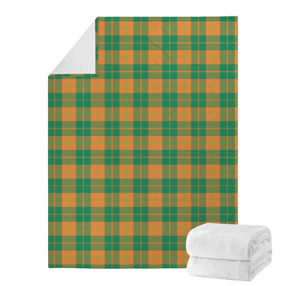 St. Patrick's Day Stewart Plaid Print Blanket