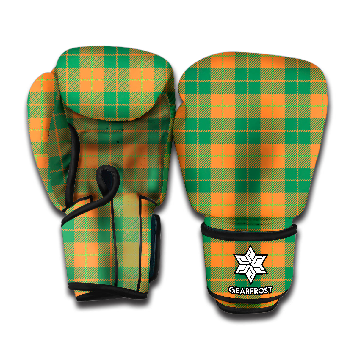 St. Patrick's Day Stewart Plaid Print Boxing Gloves