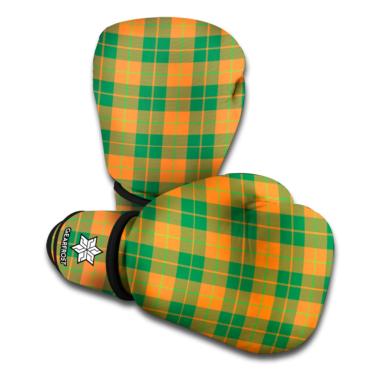 St. Patrick's Day Stewart Plaid Print Boxing Gloves